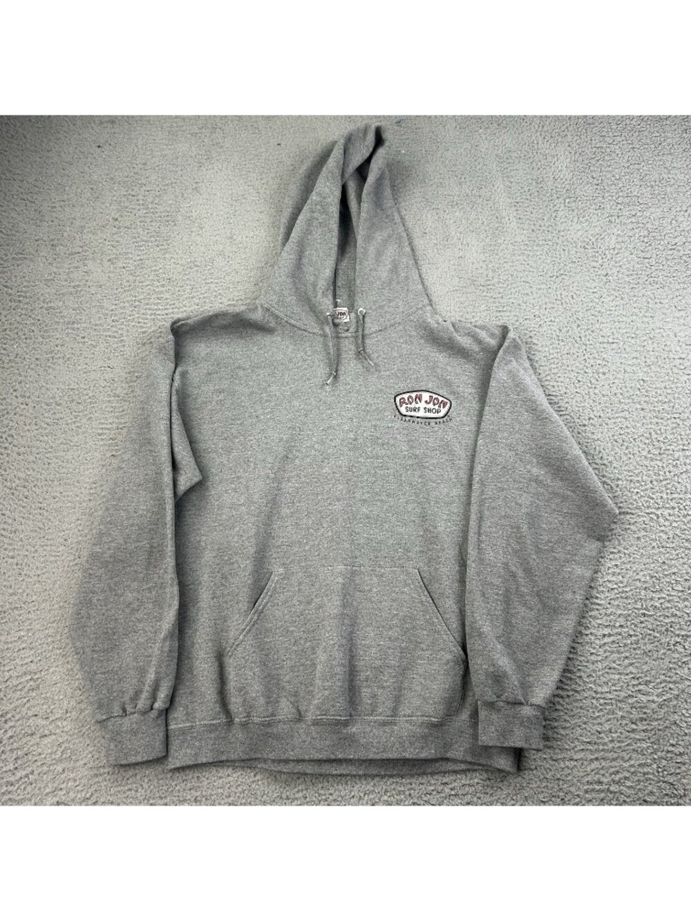 Ron Jon Surf Shop Gray Sweatshirt Hoodie Pullover Mens Size Large Florida